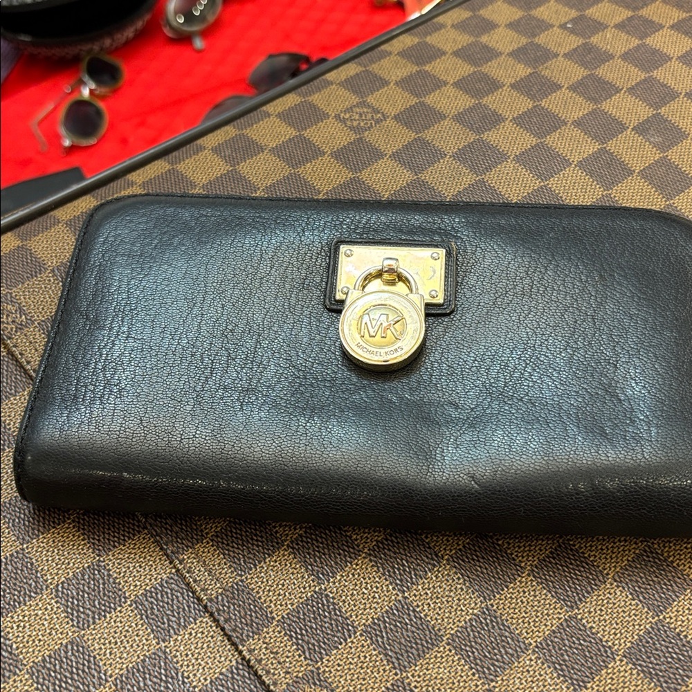 MK Wallet Leather